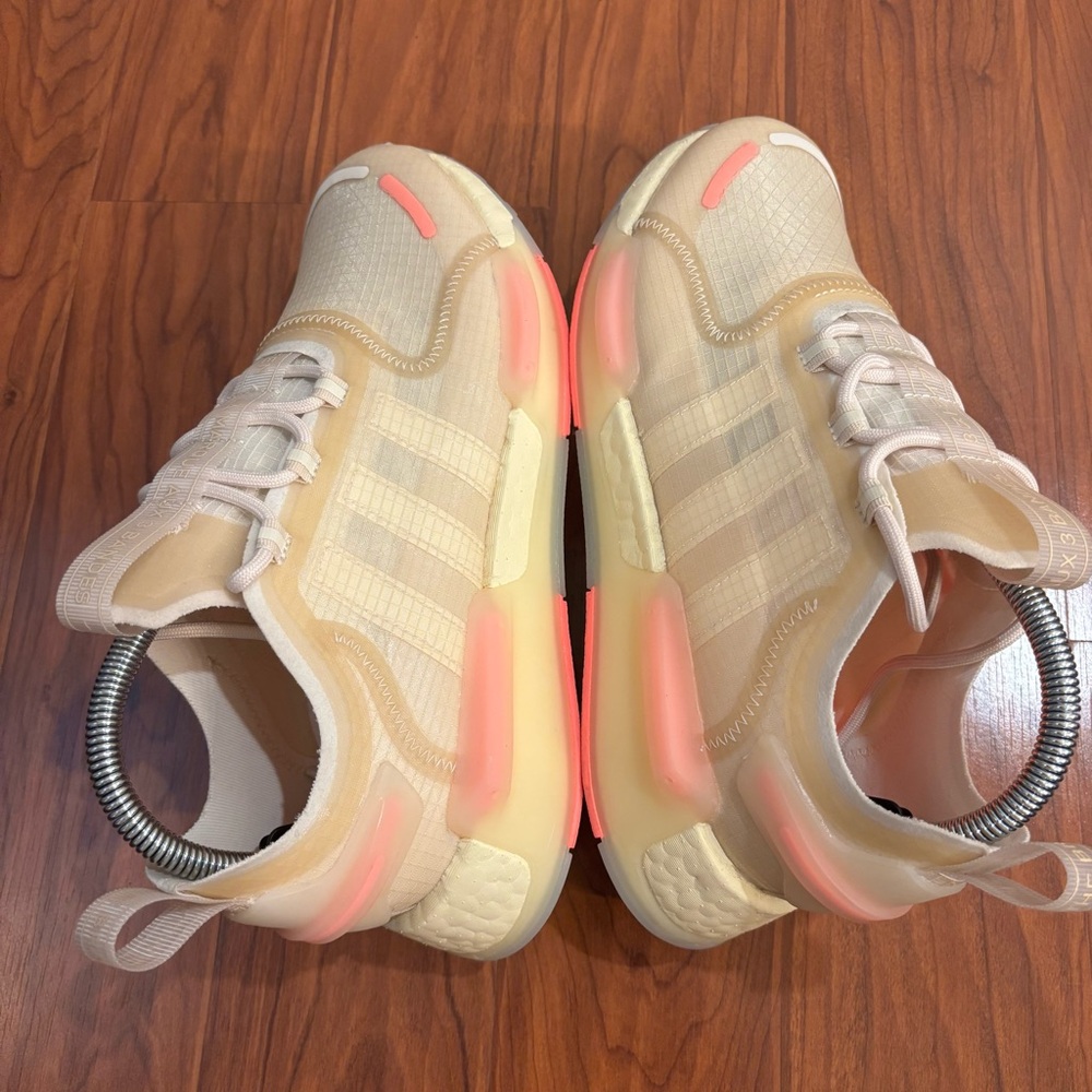 Adidas NMD 3 Athletic Sneakers Womens 8.5 Beige Pink - Picture 6 of 9